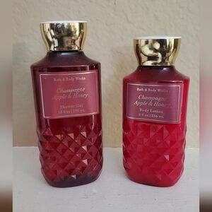 Bath & Body Works Red Champagne Apple & Honey Body Wash Set